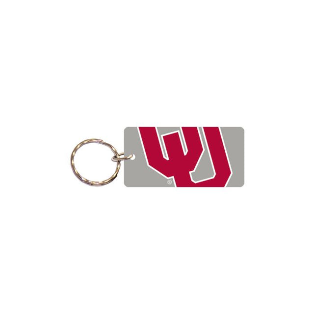 Llavero rectangular MEGA de Oklahoma Sooners