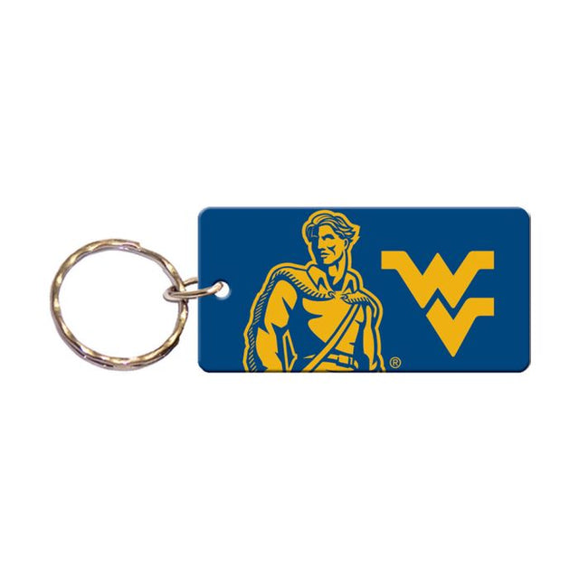 West Virginia Mountaineers MEGA Keychain Rectangle