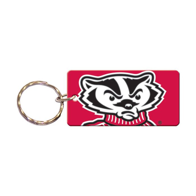 Wisconsin Badgers MEGA Keychain Rectangle