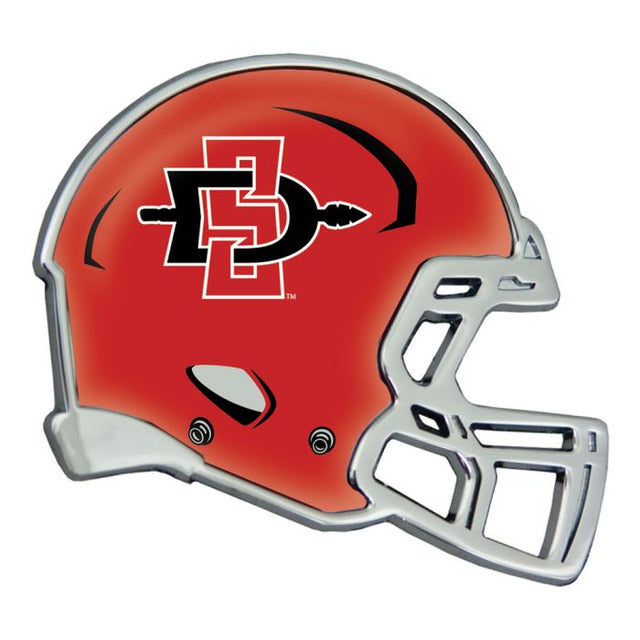 San Diego State Aztecs HELMET Chrome Metal Domed Emblem