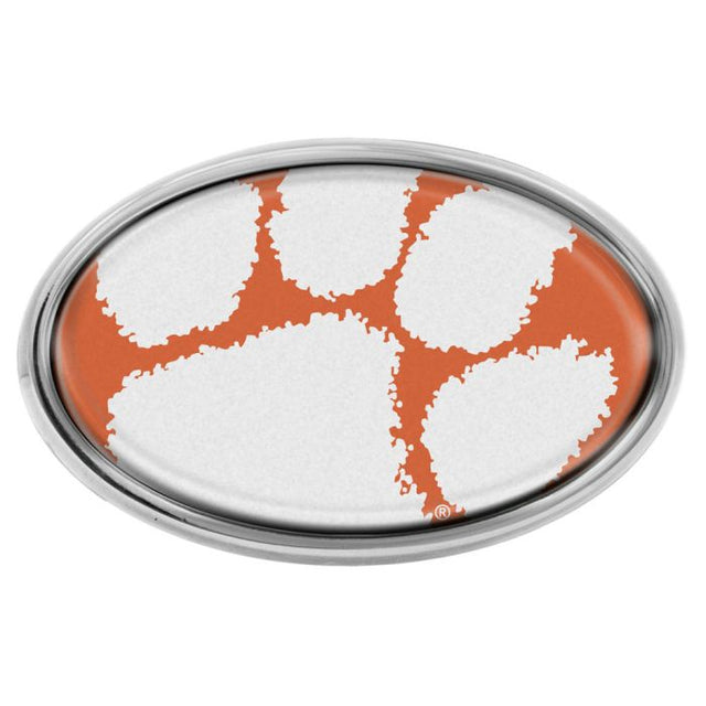 Clemson Tigers MEGA Chrome Metal Domed Emblem