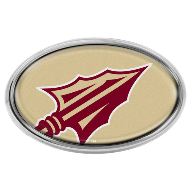 Florida State Seminoles MEGA Chrome Metal Domed Emblem