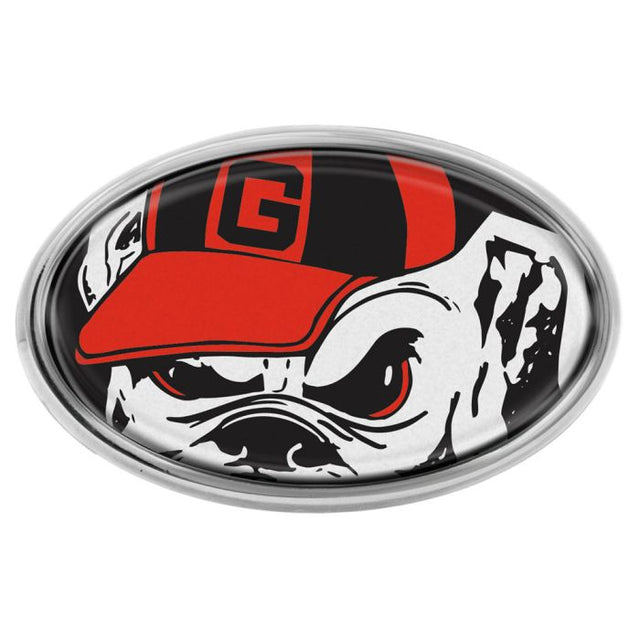 Georgia Bulldogs MEGA Chrome Metal Domed Emblem