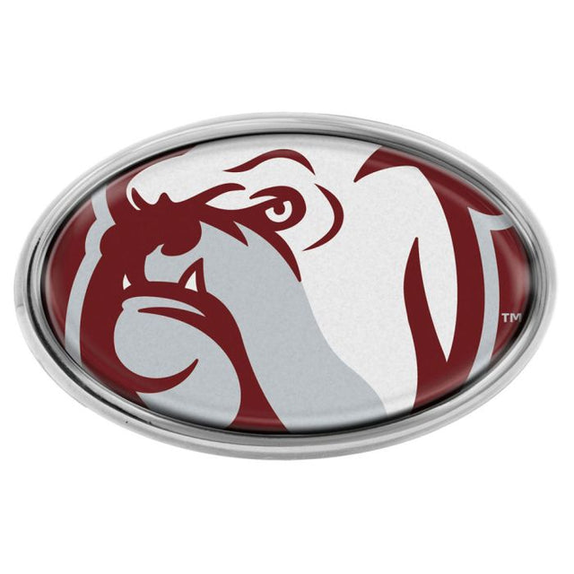 Mississippi State Bulldogs MEGA Chrome Metal Domed Emblem