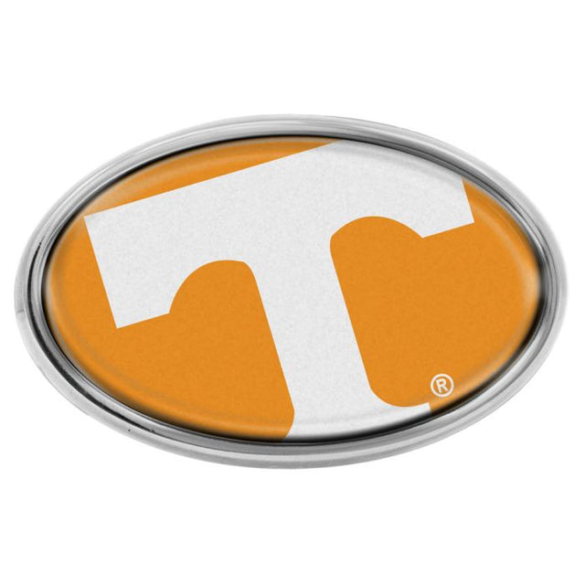 Emblema abovedado de metal cromado de los Tennessee Volunteers