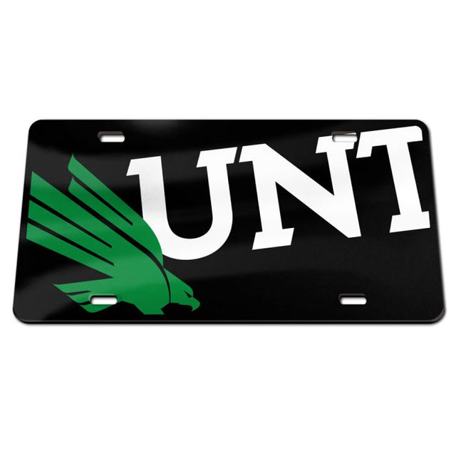 North Texas Mean Green MEGA Specialty Acrylic License Plate