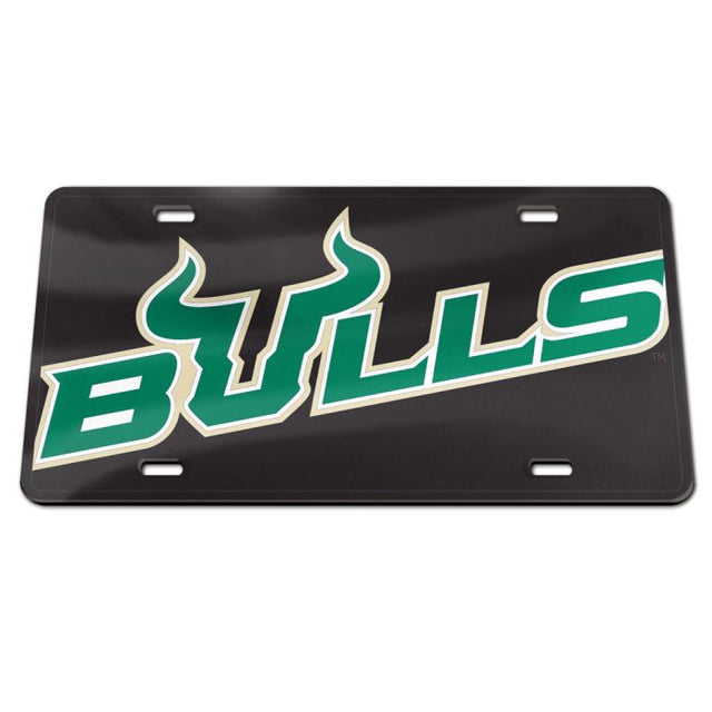 Matrícula especial acrílica MEGA de South Florida Bulls