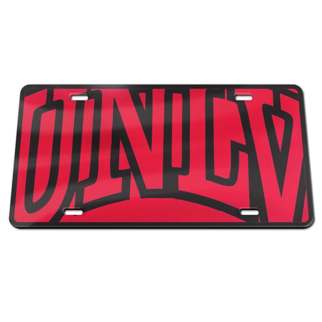 Matrícula especial acrílica MEGA de UNLV Rebels