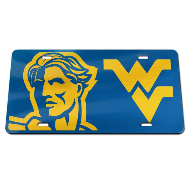 West Virginia Mountaineers MEGA Specialty Acrylic License Plate