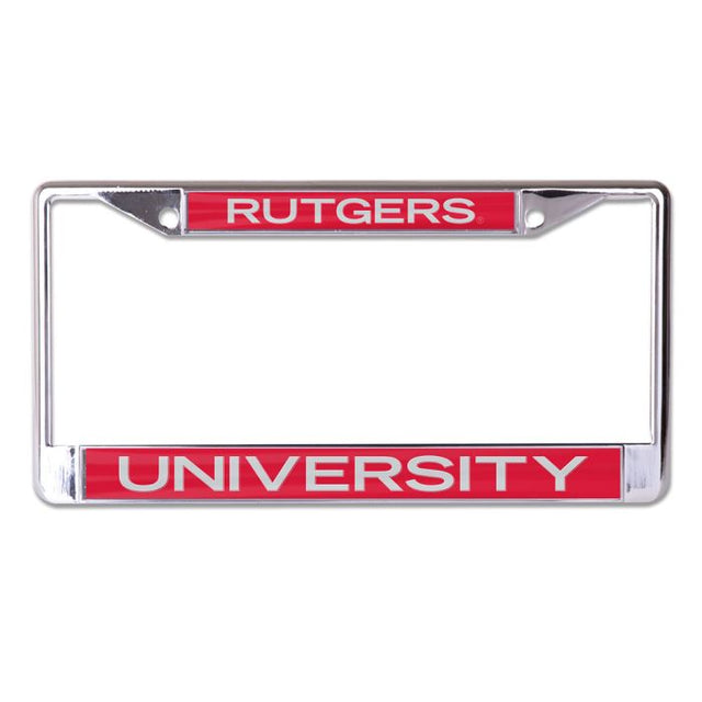 Rutgers Scarlet Knights Lic Plt Frame S/L Printed