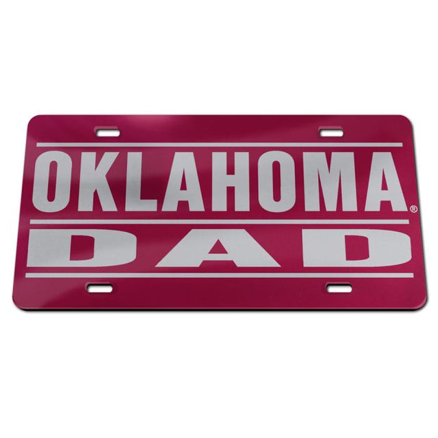 Oklahoma Sooners Acrylic Classic License Plates