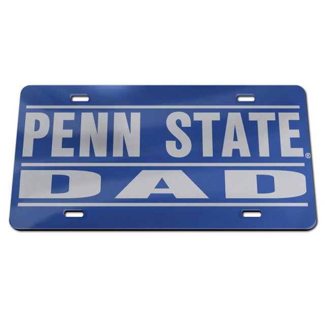 Placas de matrícula clásicas de acrílico de los Penn State Nittany Lions