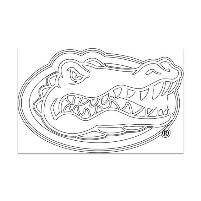 Calcomanías para ventanas con láminas de los Florida Gators, 4" x 7"