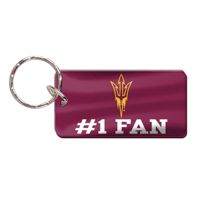 Llavero rectangular de los Arizona State Sun Devils