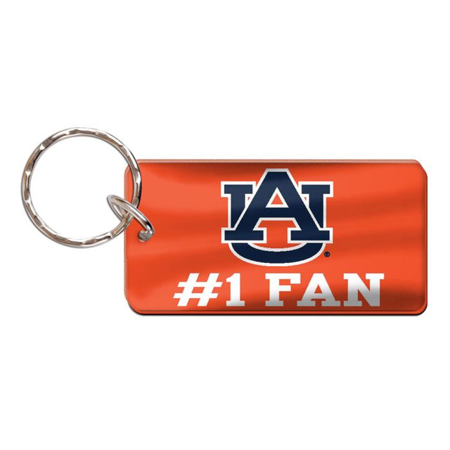 Llavero rectangular de los Auburn Tigers