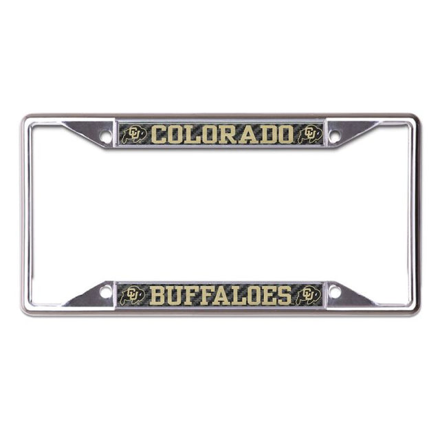 Colorado Buffaloes CARBON Lic Plt Frame S/S Printed