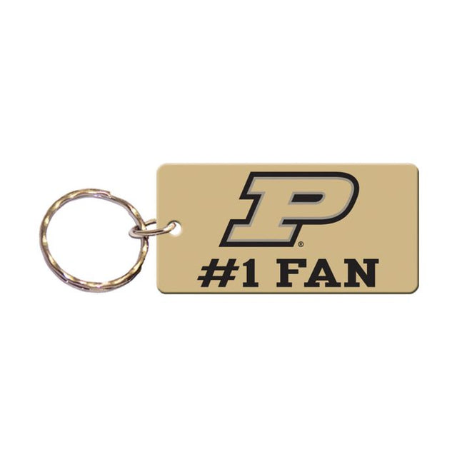 Llavero rectangular de los Purdue Boilermakers