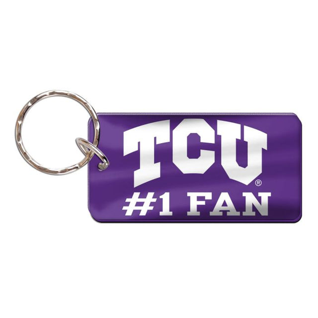 TCU Horned Frogs Keychain Rectangle