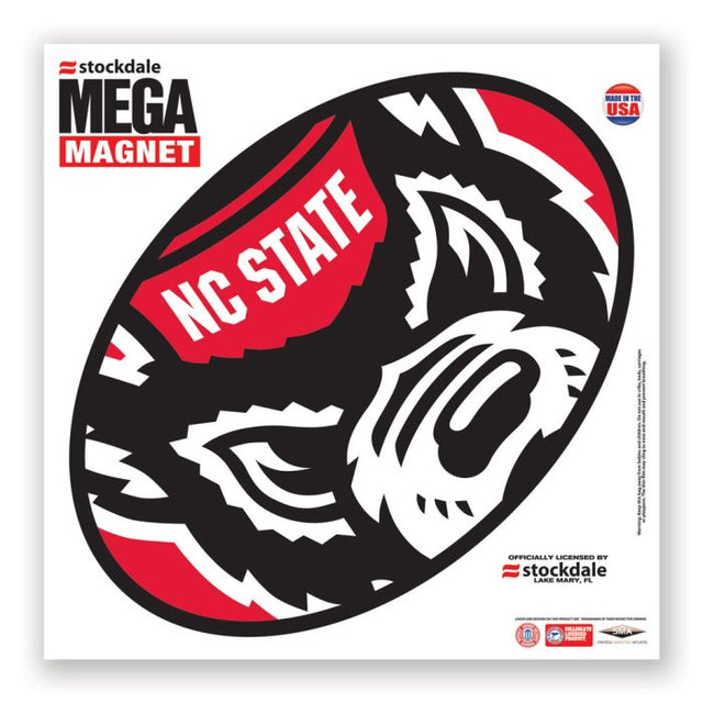 NC State Wolfpack MEGA Outdoor Magnets 12" x 12"