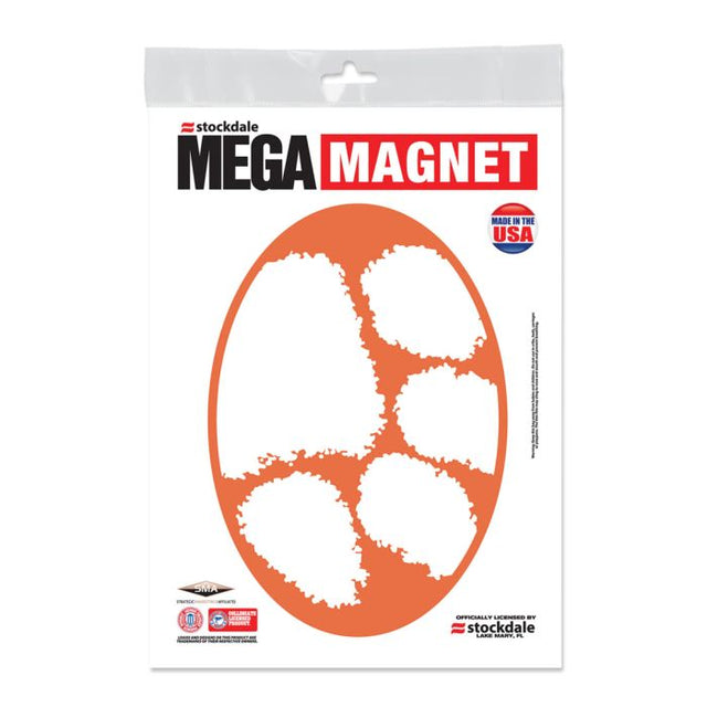 Imanes para exteriores MEGA de Clemson Tigers de 5" x 7"