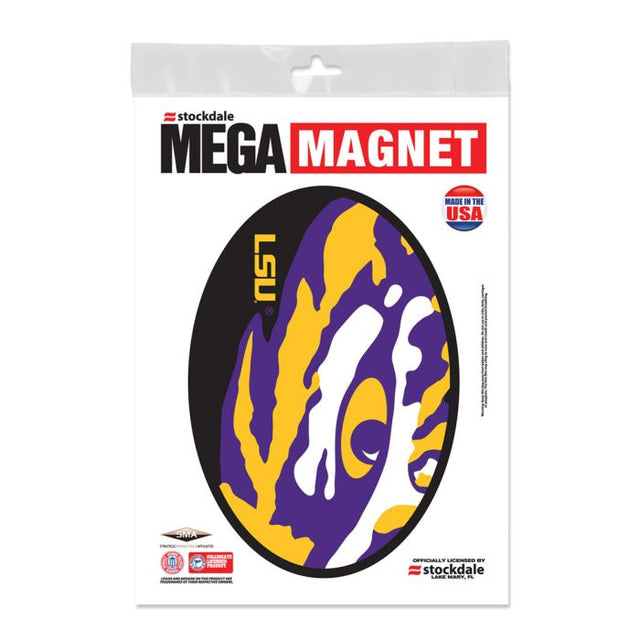 Imanes para exteriores MEGA de LSU Tigers de 5" x 7"