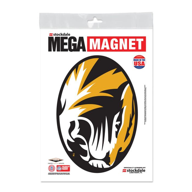 Imanes para exteriores MEGA de Missouri Tigers de 5" x 7"