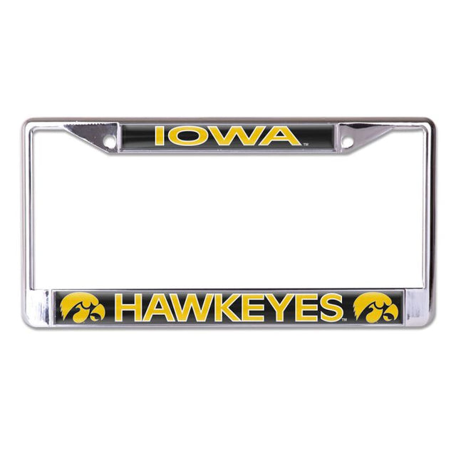 Iowa Hawkeyes Lic Plt Frame S/L Domed