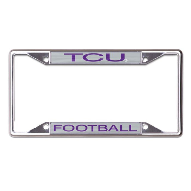 TCU Horned Frogs Lic Plt Frame S/S Printed