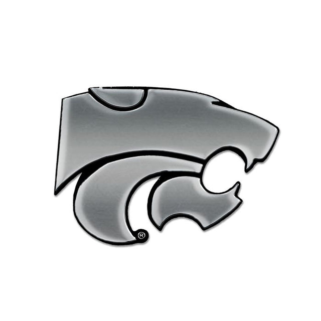 Kansas State Wildcats Chrome Free Form Auto Emblem