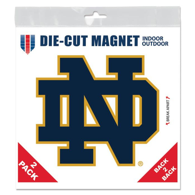 Imanes para exteriores de Notre Dame Fighting Irish de 6" x 6"