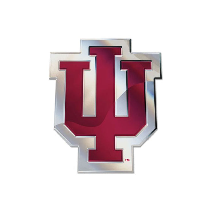 Indiana Hoosiers Chrome Free Form Auto Emblem