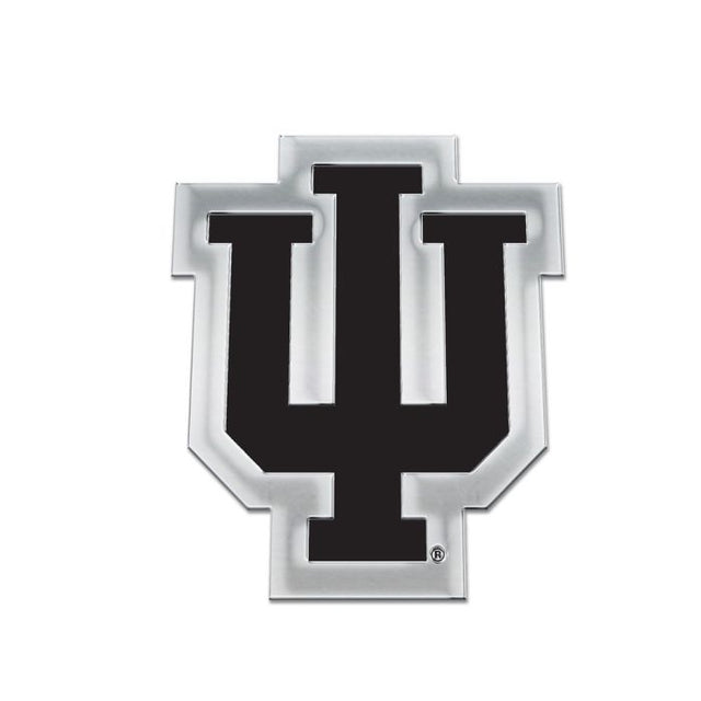 Indiana Hoosiers Chrome Free Form Auto Emblem