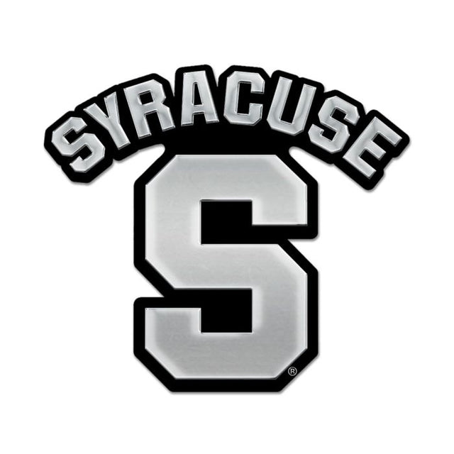 Syracuse Orange Chrome Free Form Auto Emblem