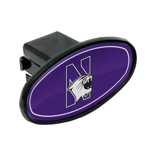 Receptor de enganche ovalado de 2" de Northwestern Wildcats