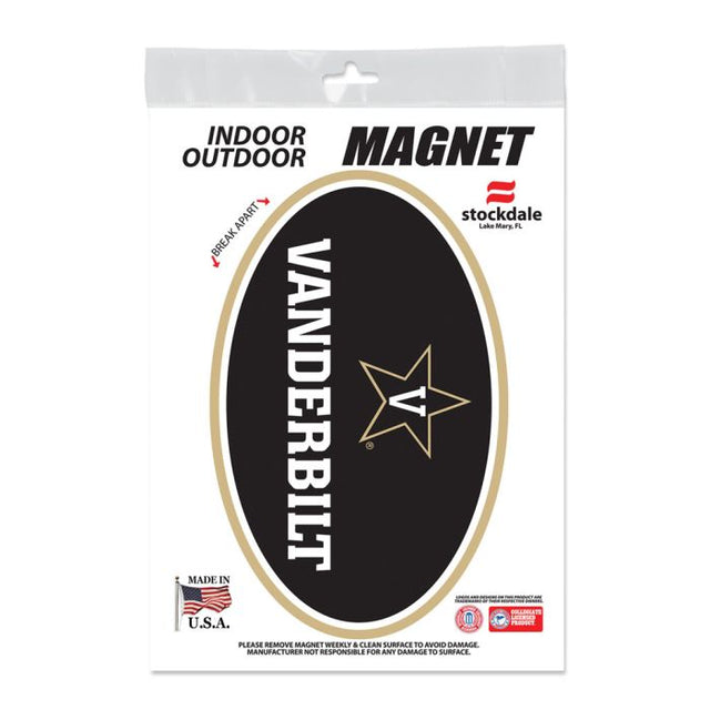 Imanes para exteriores Vanderbilt Commodores de 5" x 7"