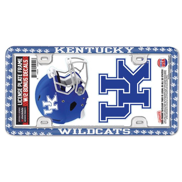 Kentucky Wildcats License Plate Thin Frame - Plastic w/Decal