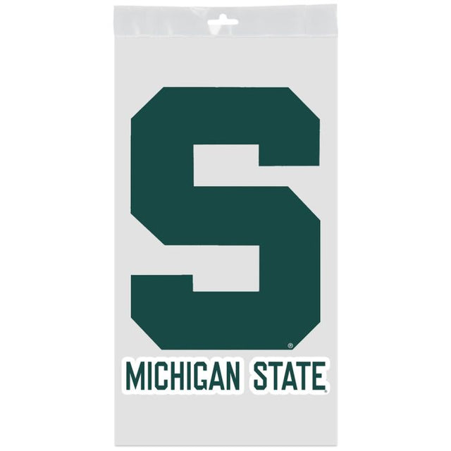 Calcomanías para ventanas de los Spartans del estado de Michigan, 4" x 7"