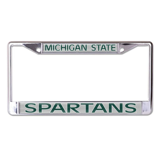 Marco con licencia de Spartans de Michigan State, tamaño pequeño y grande, con forma abovedada