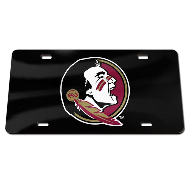 Matrícula acrílica especial de los Florida State Seminoles