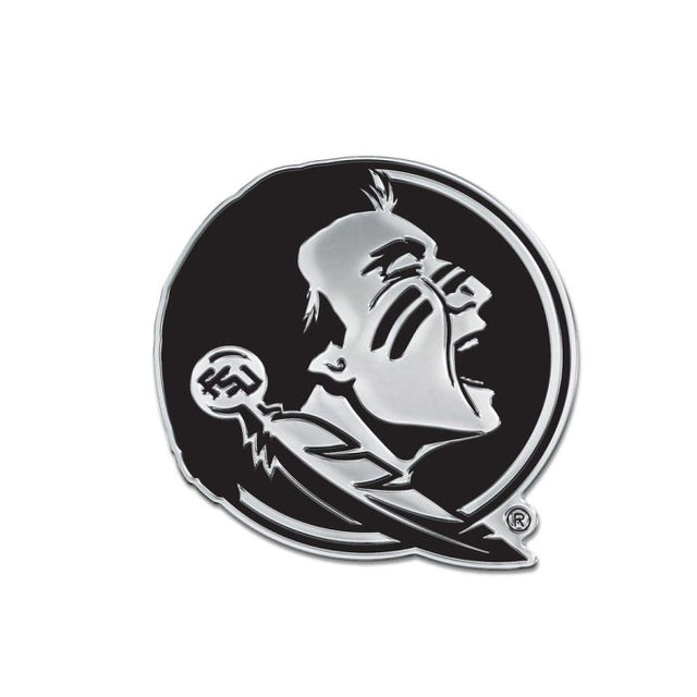 Florida State Seminoles Chrome Free Form Auto Emblem