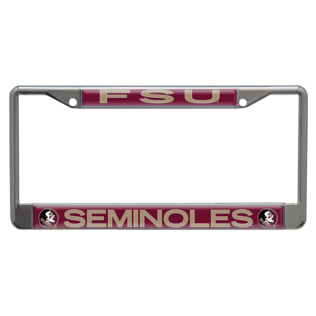 Florida State Seminoles Lic Plt Frame S/L Domed