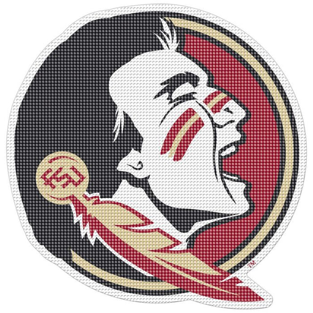 Calcomanías para ventanas de los Florida State Seminoles: perforadas, 12" x 12"