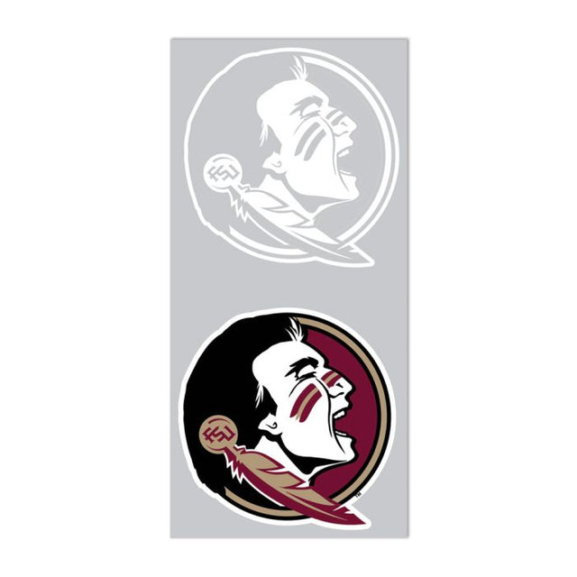 Florida State Seminoles Foiled Window Decals 4" x 7"