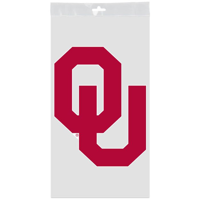 Calcomanías para ventanas de los Oklahoma Sooners, 4" x 7"