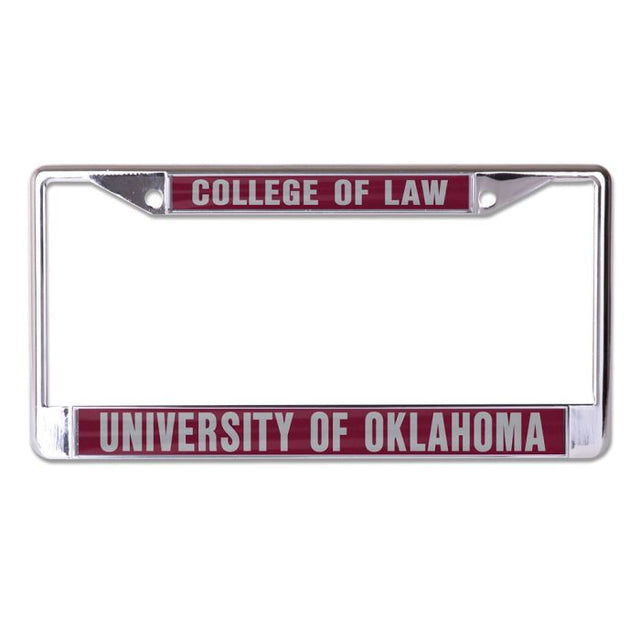 Oklahoma Sooners Lic Plt Frame S/L Printed