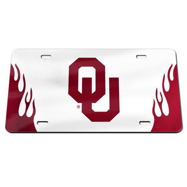 Oklahoma Sooners Acrylic Classic License Plates