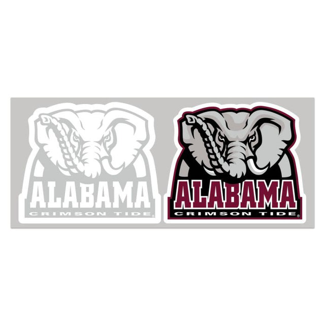 Alabama Crimson Tide Foiled Window Decals 4" x 7"