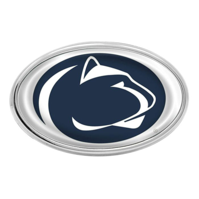 Emblema abovedado de metal cromado de los Penn State Nittany Lions