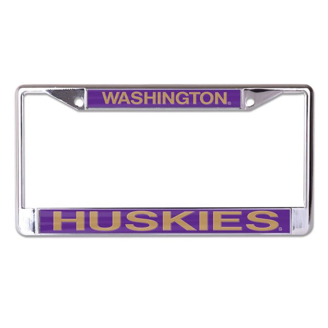 Marco con licencia de Washington Huskies Plt, tamaño pequeño, impreso