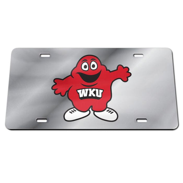 Western Kentucky Hilltoppers Specialty Acrylic License Plate